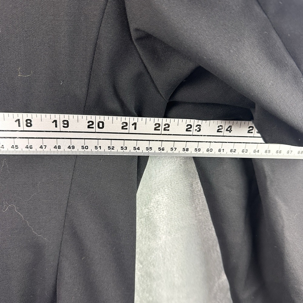 Chaps Men's Black Wool Blazer Jacket Size 42R Classic 2-Button Sport‎ Coat* - Picture 8 of 11